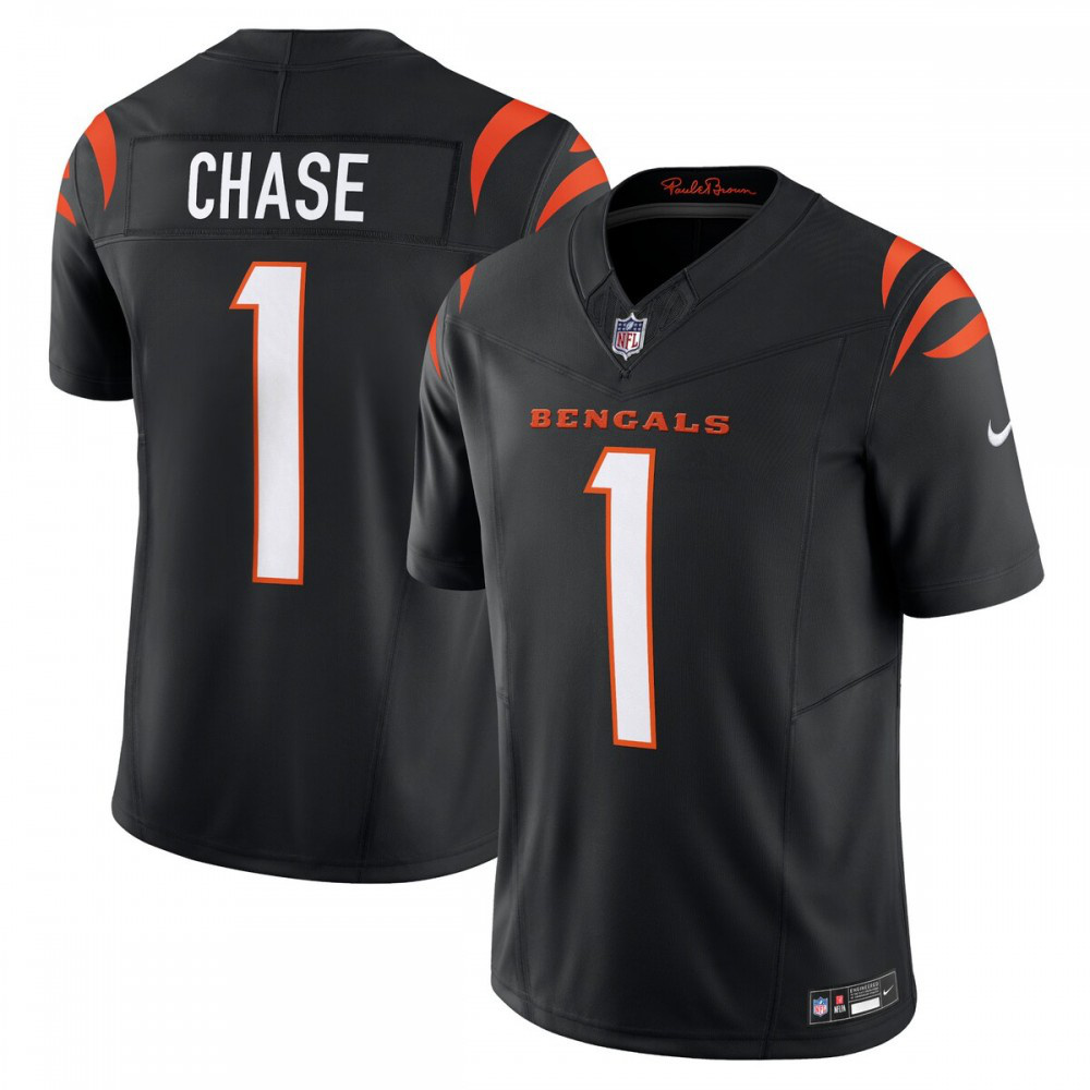 Ja'Marr Chase Cincinnati Bengals Nike Vapor F.U.S.E. Limited Jersey - Black-Profan Arena